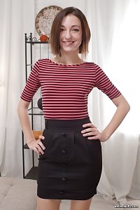 Sexy Leona Shoves A Toy Up Her Tight Little Arse