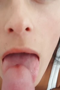 Lexi Dona Gets On Her Knees And Slurps Dick